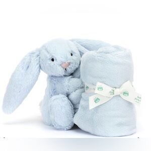 Jellycat Bashful Blue Bunny Soother Paid $35 BNWT